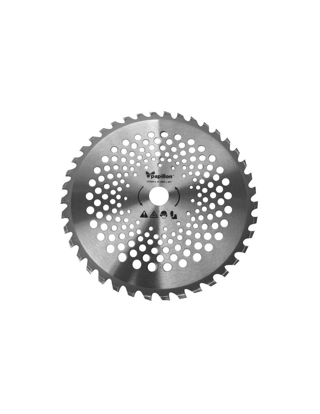 Disque de débroussailleuse essence universel 40 dents Ø 255 mm. — free download
