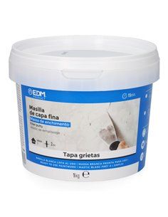 Masilla de capa fina lista al uso 1kg edm