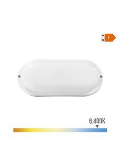 Aplique oval led 18w 1820lm 6400k 23x4,5x10,2cm edm