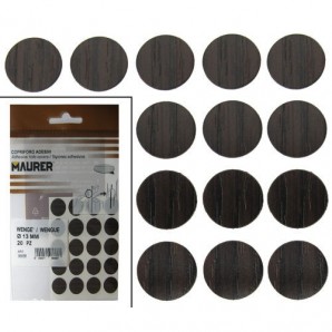 Tapatornillos Adhesivos Wengue (Blister 20 unidades)