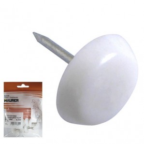 Deslizante Pequeño Blanco Ø15 (Blister 8 Unidades)
