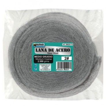 Lana De Acero 2500 gr.   Lisa "0"