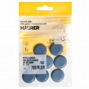 Deslizante Gris Ptfe Ø25 (Blister 8 Unidades) 2