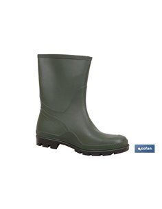 Green Pvc Half Round Boot Size 47