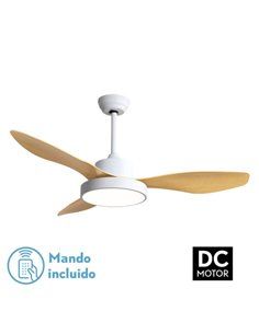 FAB 128591302 | Hayate Ventilator 40w 3300lm Braun 3 Asp 39x120x120cm 3000-4000-6000k C / Fernbedienung 2