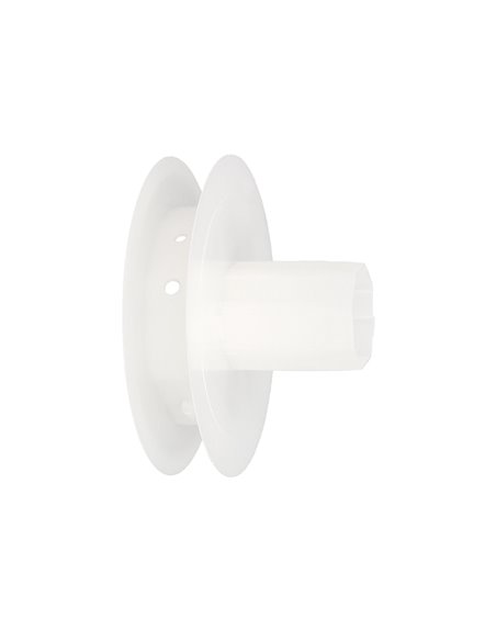 Disco Plastico Compacto Para Persianas. Rodamieto 120x40 mm. Para cintas hasta 20 mm.