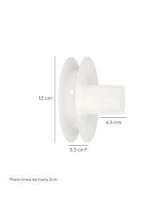 Disco Plastico Compacto Para Persianas. Rodamieto 120x40 mm. Para cintas hasta 20 mm. 2