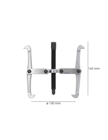 Extractores Interiores / Exteriores 2 Brazos Ø 150 mm. / 6" Extractor Paralelo, Extractor Rodamientos, Extractor Engranajes