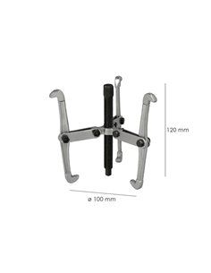 Extractores Interiores / Exteriores 3 Brazos Ø 100 mm. / 4" Extractor Paralelo, Extractor Rodamientos, Extractor Engranajes 2
