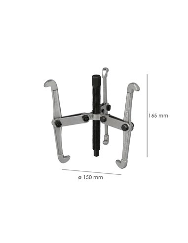 Extractores Interiores / Exteriores 3 Brazos Ø 150 mm. / 6" Extractor Paralelo, Extractor Rodamientos, Extractor Engranajes