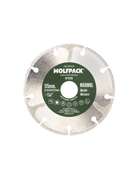 Disco Diamante Ø 115 mm. Marmol. Filo Especialmente Diamantado