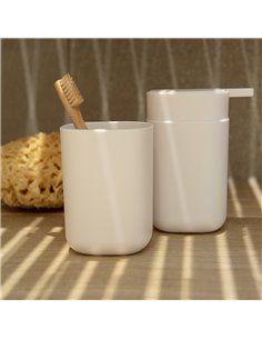 Vaso para cepillo de dientes davos blanco mate 24828100 wenko 2