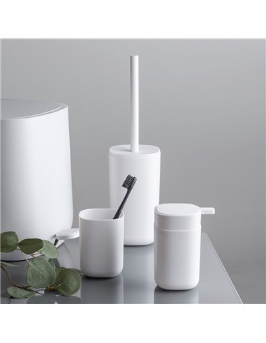 Vaso para cepillo de dientes davos blanco mate 24828100 wenko