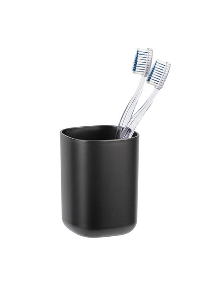Vaso para cepillo de dientes davos negro mate 24831100 wenko
