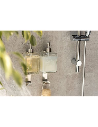 Dosificador de jabón pure soap transparente 24714100 wenko