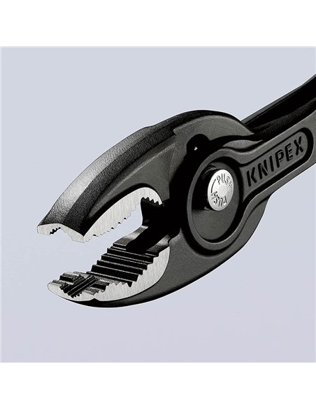 Alicate de agarre twingrip frontal ajustable 200mm knipex 82 01 200