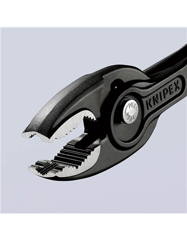 Alicate de agarre twingrip frontal ajustable 200mm knipex 82 01 200