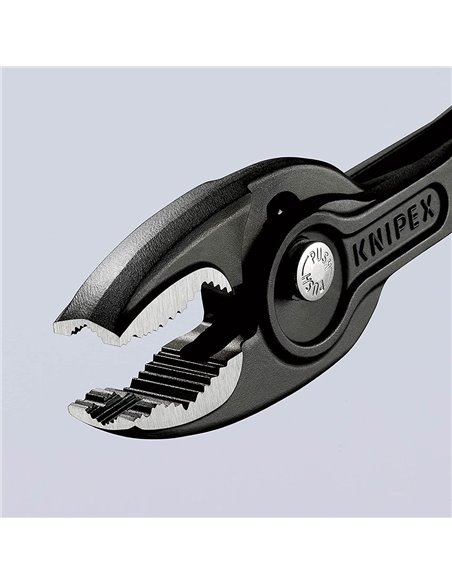 Alicate de agarre twingrip frontal ajustable 200mm knipex 82 01 200