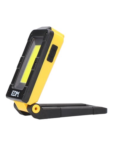 Linterna recargable led con base 500lm edm