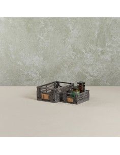 Caja almacenaje plegable 17x12.5x7cm set 2 piezas 2