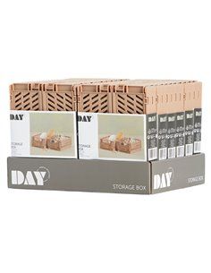 Caja almacenaje plegable 17x12.5x7cm set 2 piezas 2