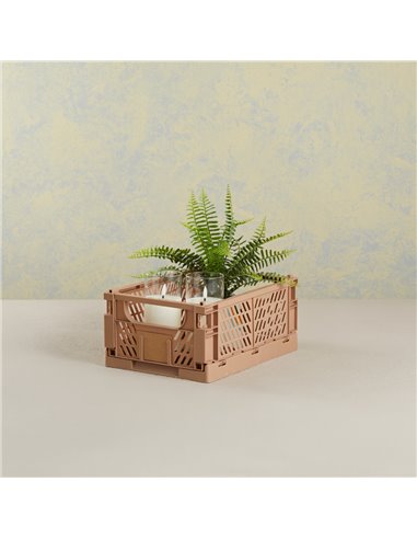 Caja almacenaje plegable 33x24,5x15cm set 2 piezas