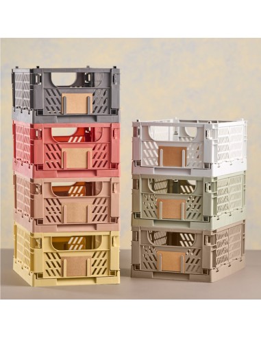 Caja almacenaje plegable 33x24,5x15cm set 2 piezas