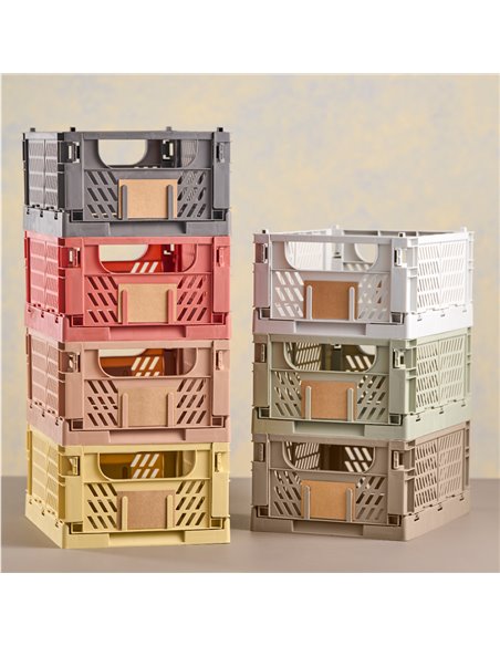 Caja almacenaje plegable 33x24,5x15cm set 2 piezas