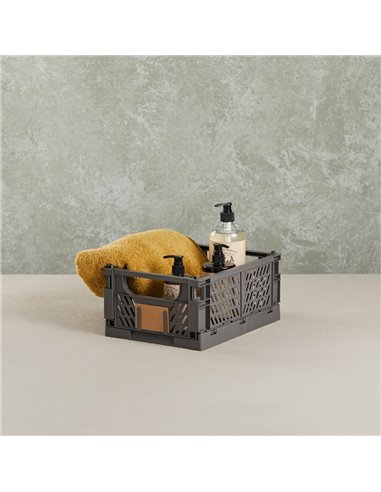 Caja almacenaje plegable 33x24,5x15cm set 2 piezas