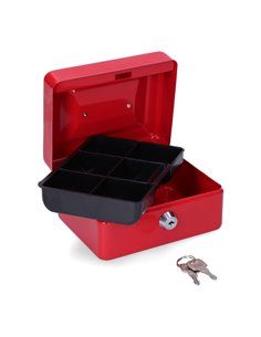 Caja de caudales cfc09 152x118x80mm rojo m13392 micel