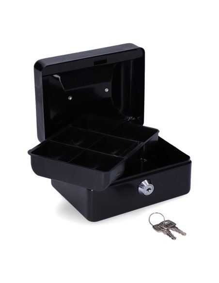 Caja de caudales cfc09 152x118x80mm negro m13393 micel