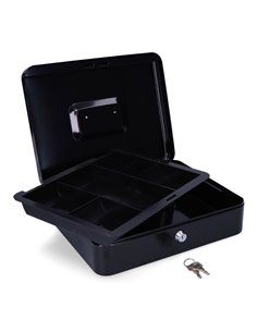 Caja de caudales cfc09 300x240x90mm negro m13402 micel