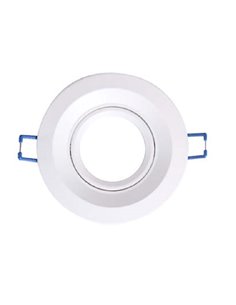 Aro empotrable basculante redondo Blanco