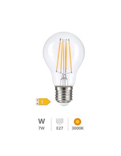 Lámpara LED estándar Serie Oro 7W E27 3000K 2