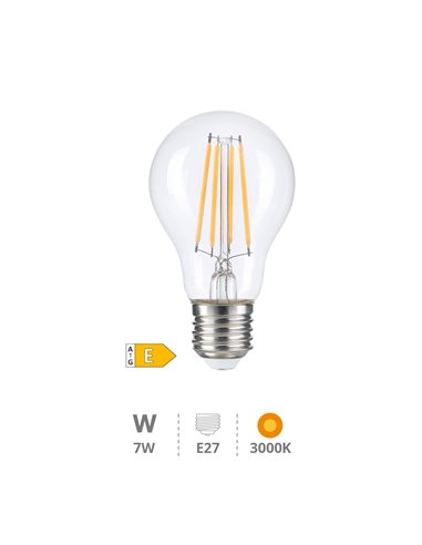 Lámpara LED estándar Serie Oro 7W E27 3000K