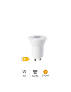 Lámpara LED ultrabrillo 2W GU10 3000K 2