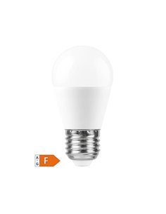Bombilla de LED esférica 8,5W E27 3000K