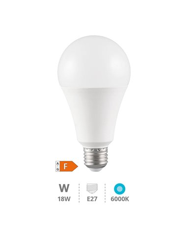 Lámpara LED estándar A65 18W E27 6000K