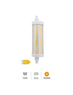 Lampara lineal LED 118mm R7s 12W 3000K regulable 2