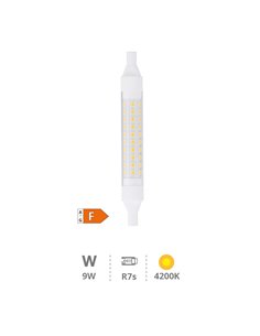 Lámpara lineal LED 118mm R7s 9W 4000K 2