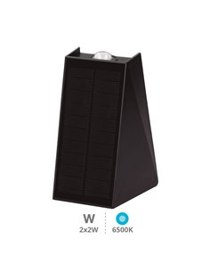 Aplique solar LED 2x2W 70Lm 4200k (copia) 2