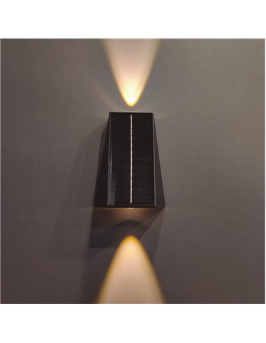 Aplique solar LED 2x2W 70Lm 4200k (copia)