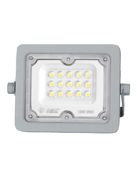 Proyector aluminio LED 10W 6500K IP65 Gris