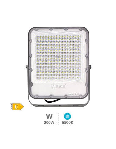 Proyector aluminio LED 200W 6500K IP65 Gris