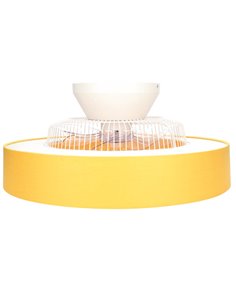 Ventilador de teto com caixa bege ajustável de 22'