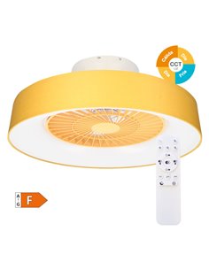 Ventilador de techo Box Fan con mando 22' CCT regulable Blanco (copia) 2
