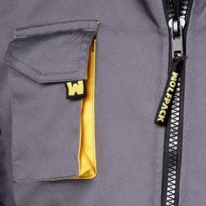 Chaqueta Gris/Amarillo Talla 46/48    S 2