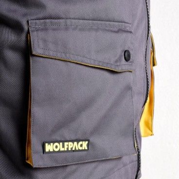 Chaqueta Gris/Amarillo Talla 46/48    S