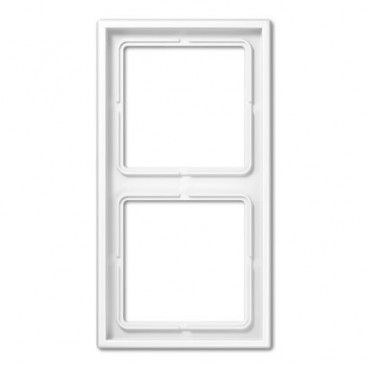 Marco 2 elementos blanco JUNG LS 982 WW