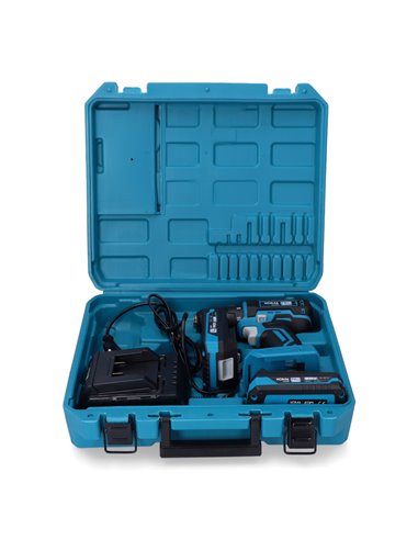 Kit taladro atornillador 20V Brushless Koma Tools Pro Series Battery